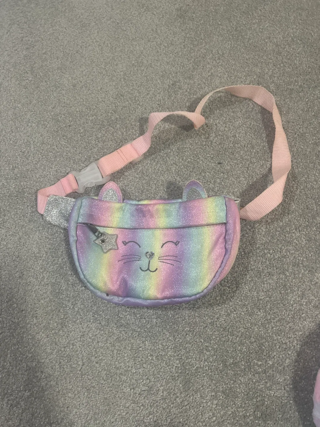 Rainbow Kitty Belt Bag