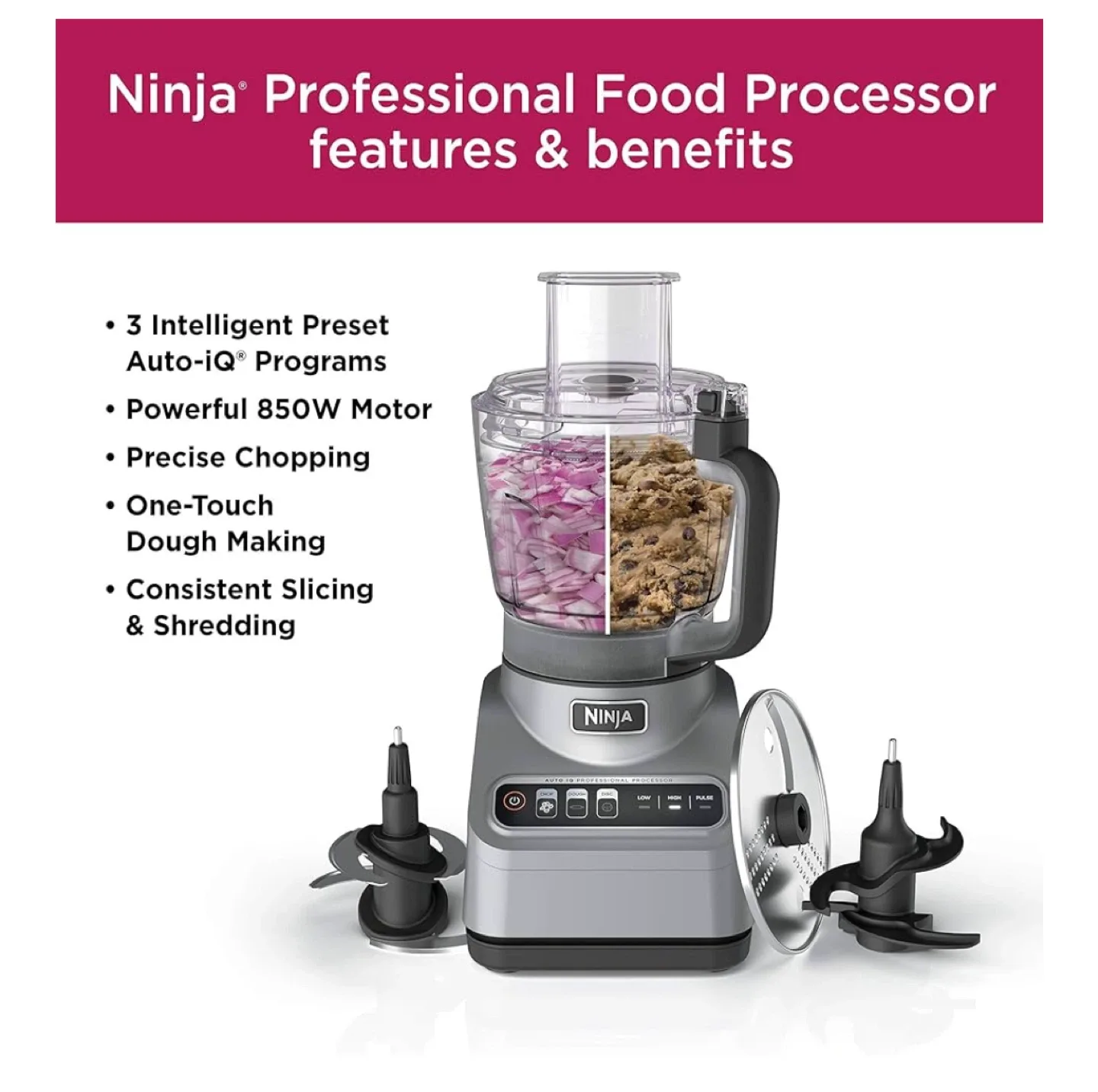 Ninja Professional Food Processor BN600 image indicator(2)