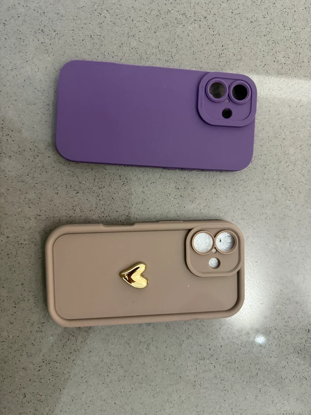 iPhone 16 Phone Cases - Purple & Beige thumbnail