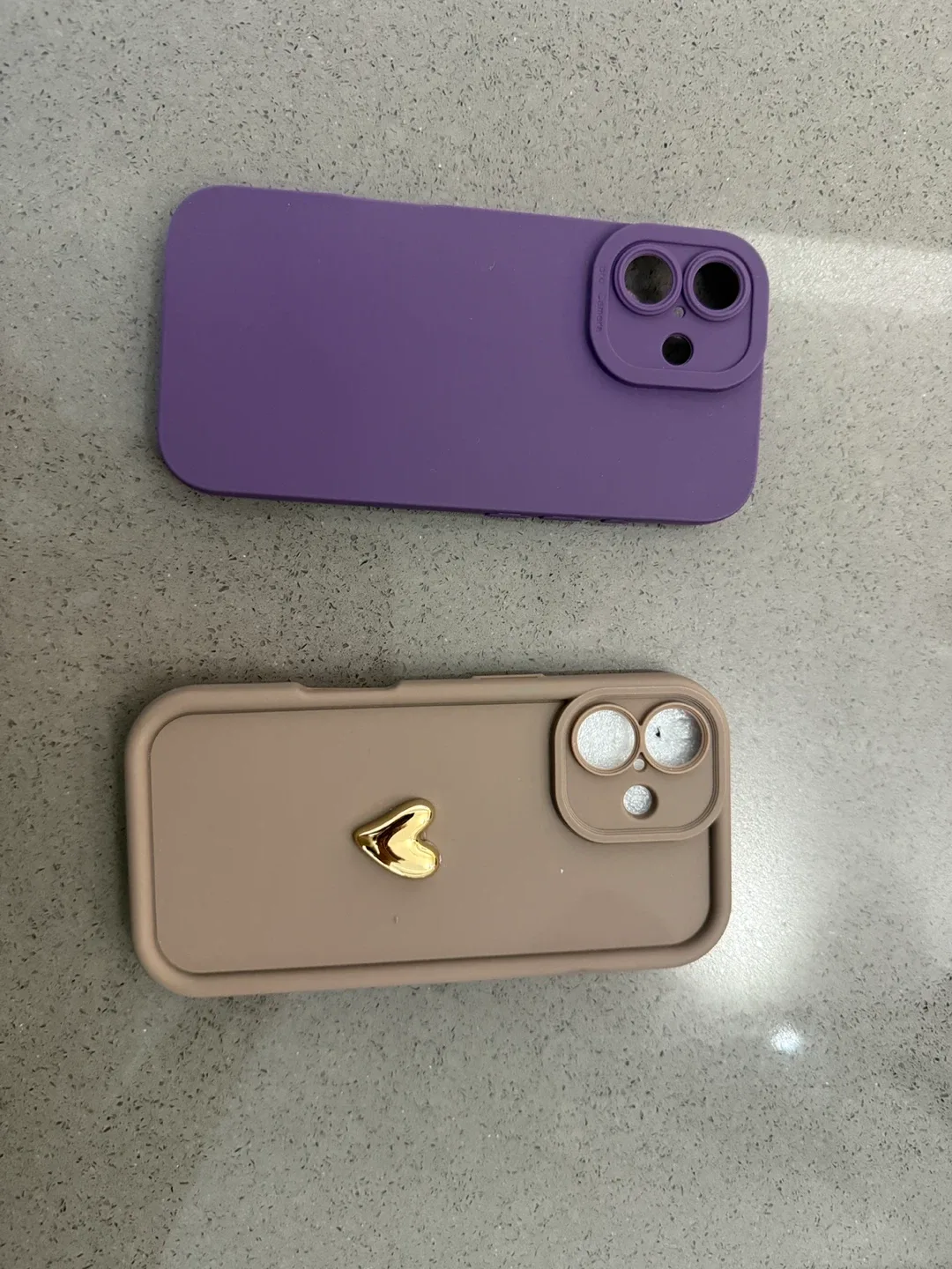 iPhone 16 Phone Cases - Purple & Beige image indicator(2)