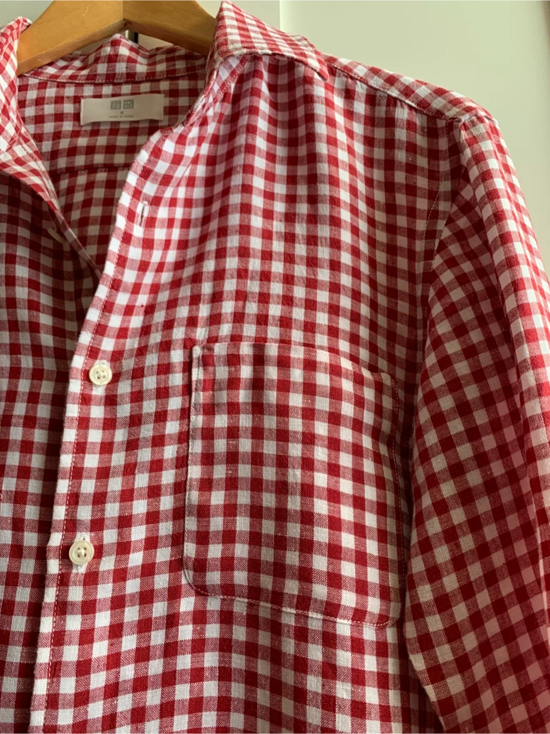 Uniqlo 100% Hemp Men’s Shirt - Size M image indicator(4)