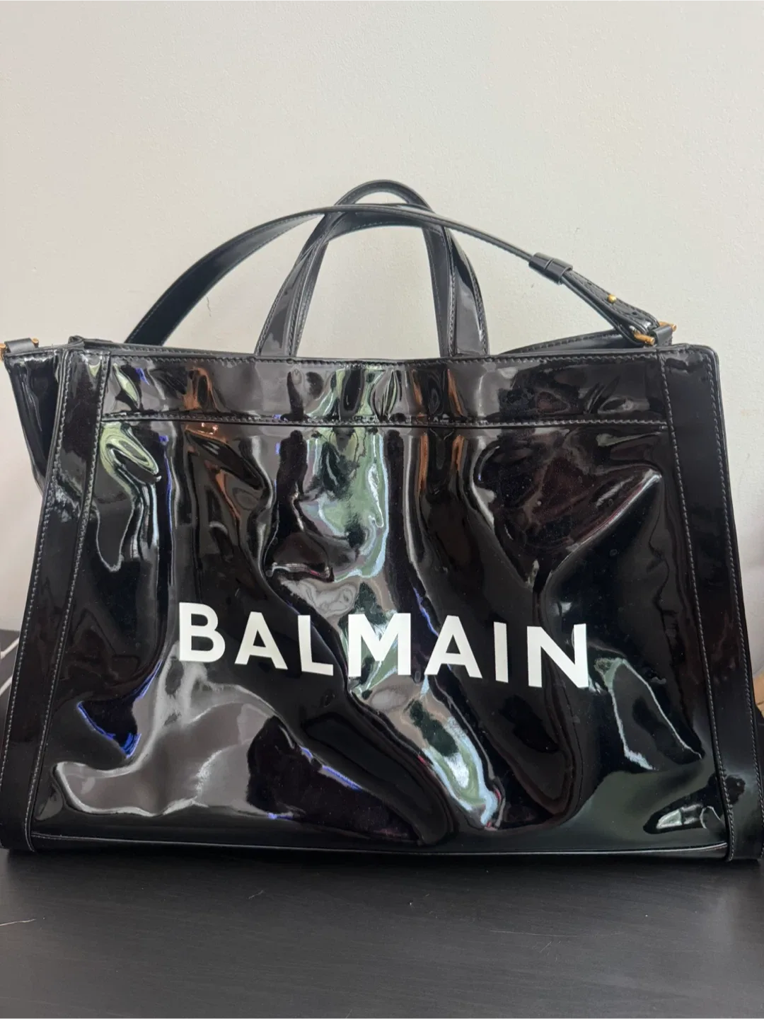 Balmain Black Tote Bag thumbnail