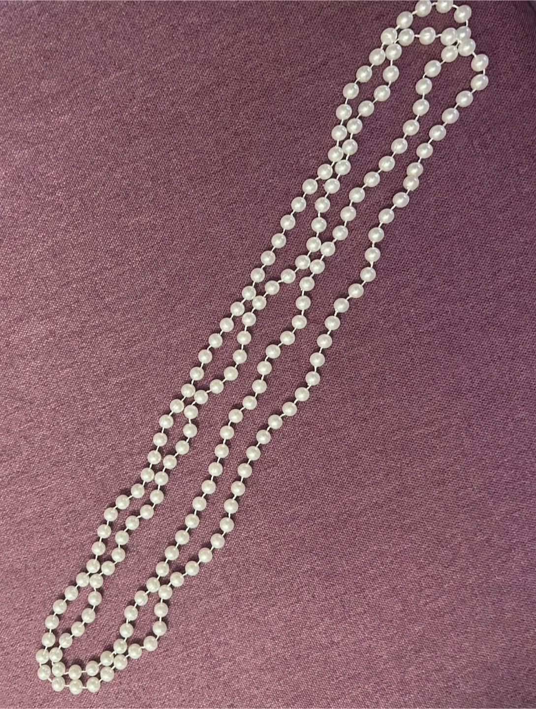 Halloween costume jewellery: Pearl Necklace - photo 3
