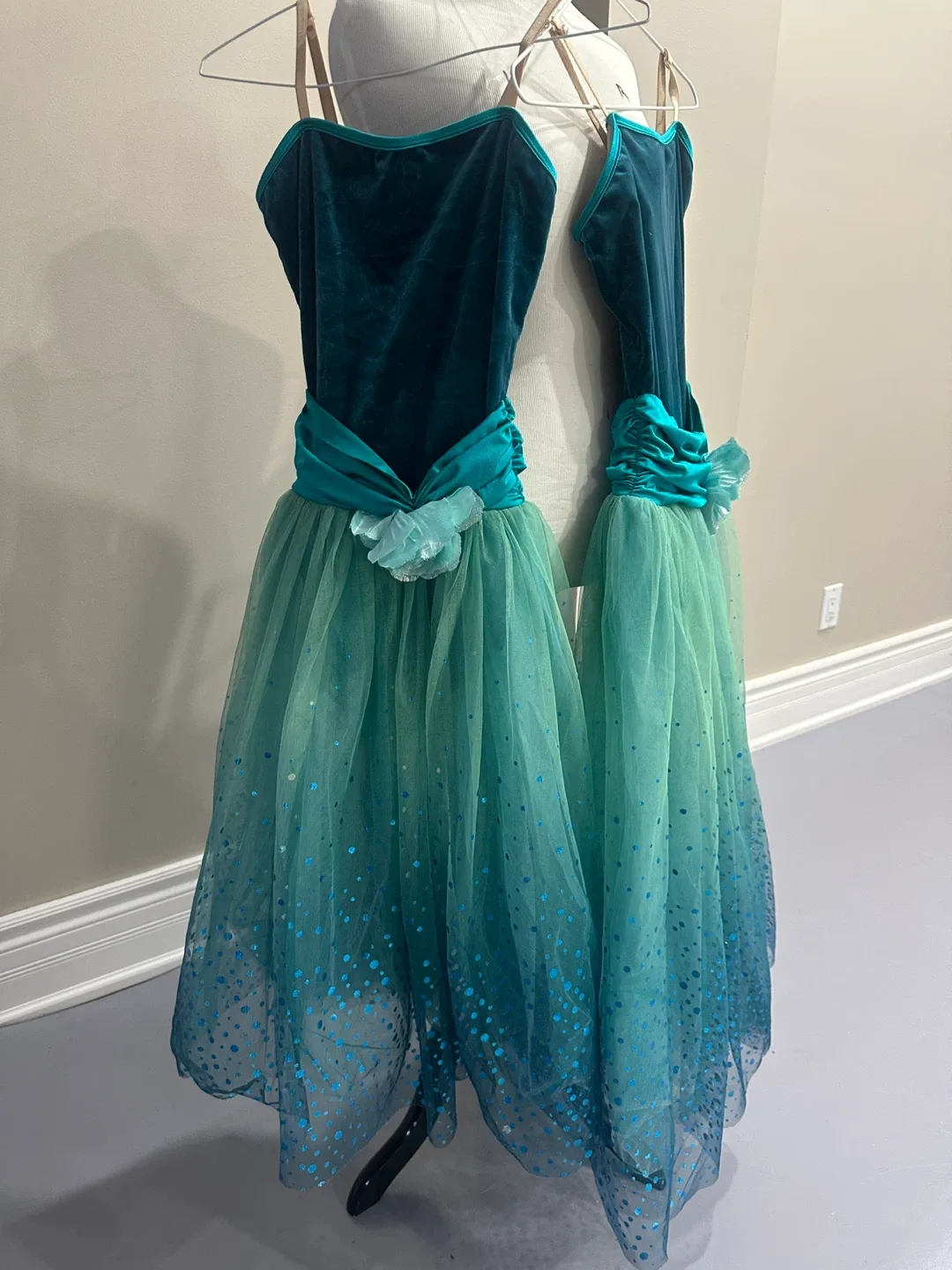 Teal & Green Ballet Costume image indicator(3)