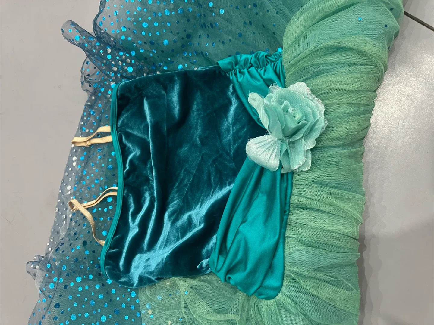 Teal & Green Ballet Costume image indicator(4)
