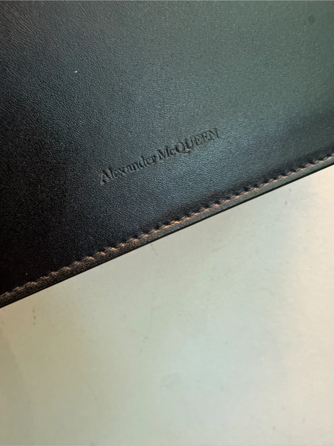 Alexander McQueen Black Leather Chain Bag - photo 2