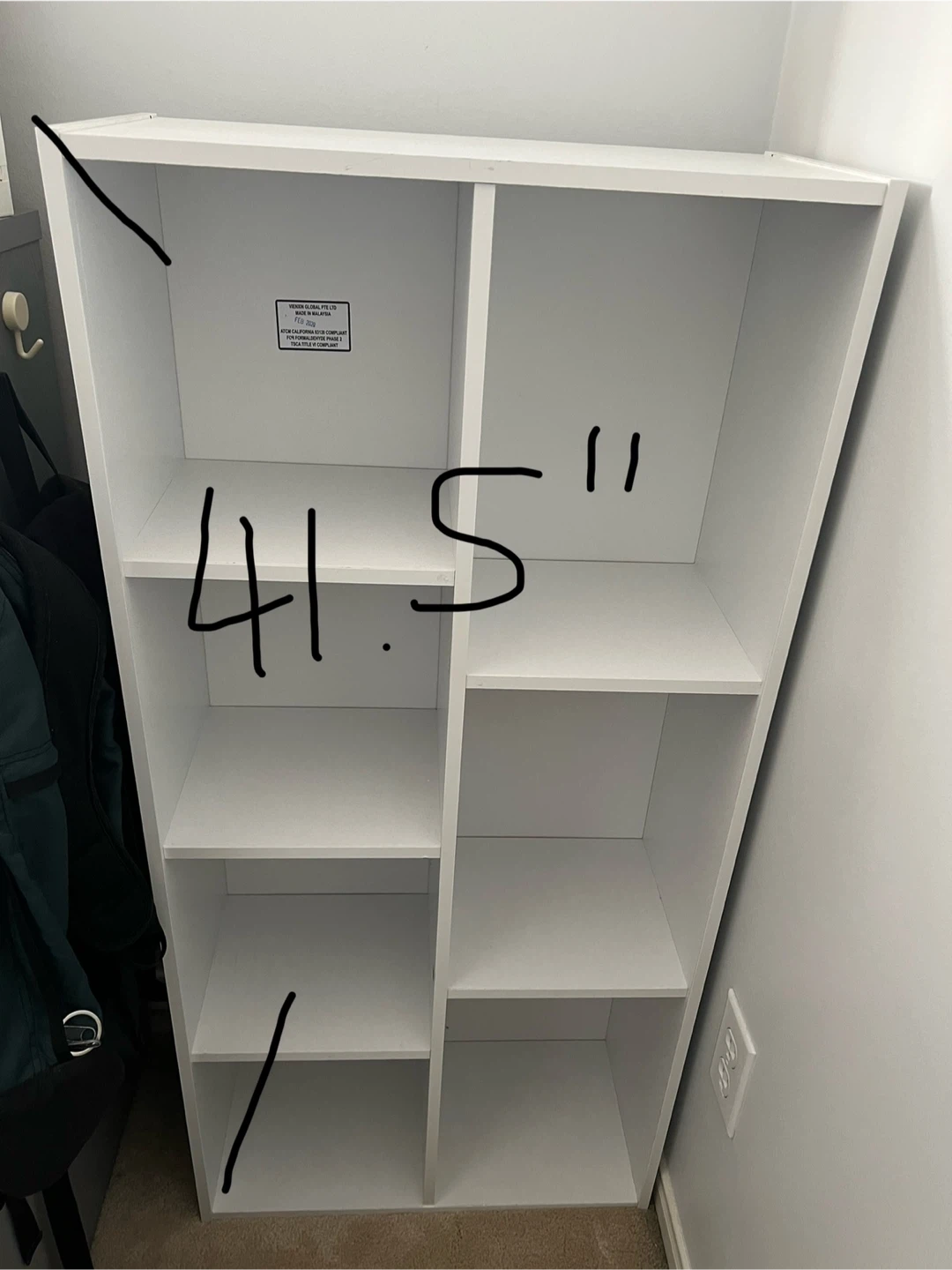 White Bookshelf
