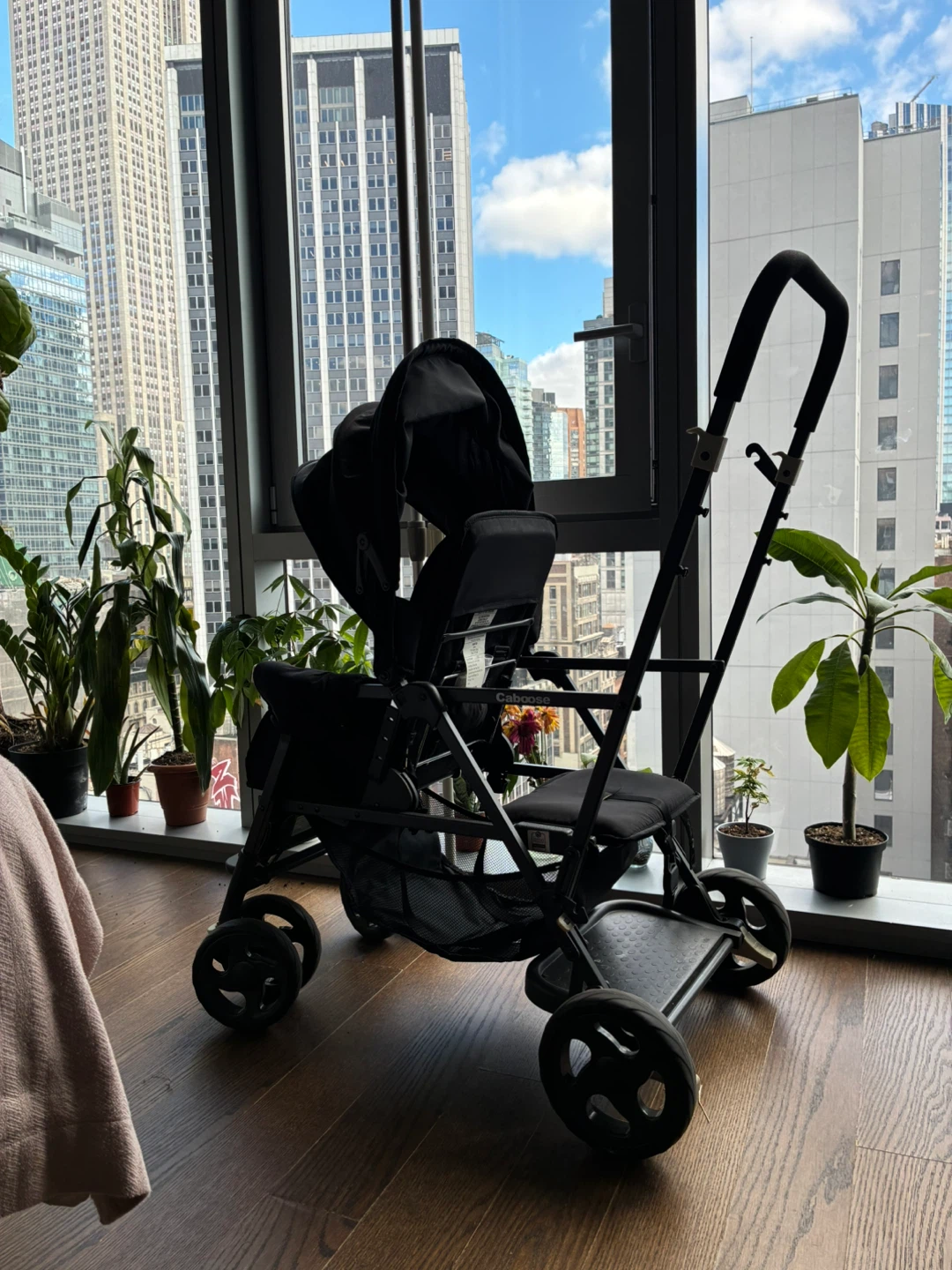 Black Joovy Caboose Stroller PreOwned - photo 3