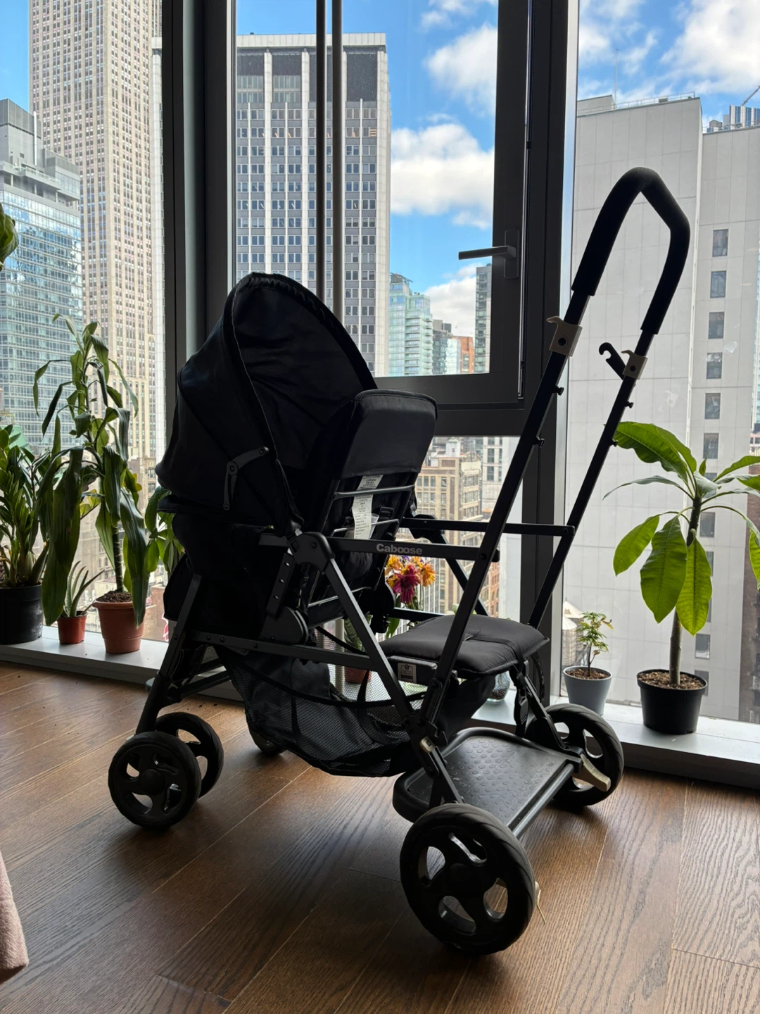 Black Joovy Caboose Stroller PreOwned - photo 4