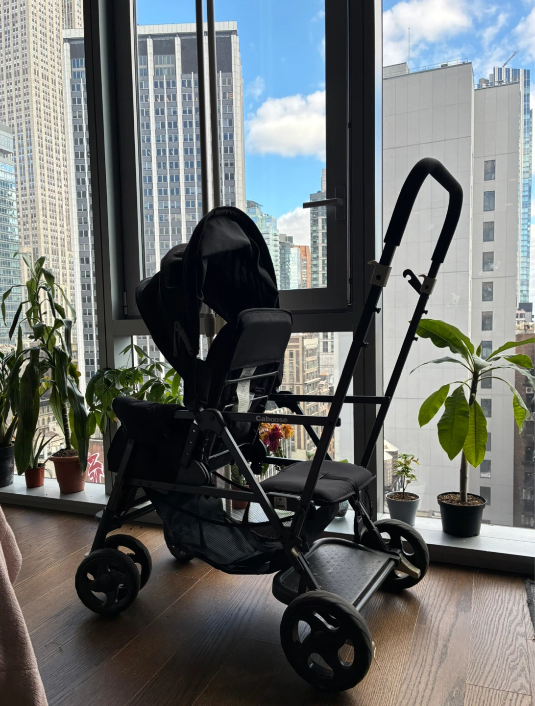 Black Joovy Caboose Stroller PreOwned - photo 2