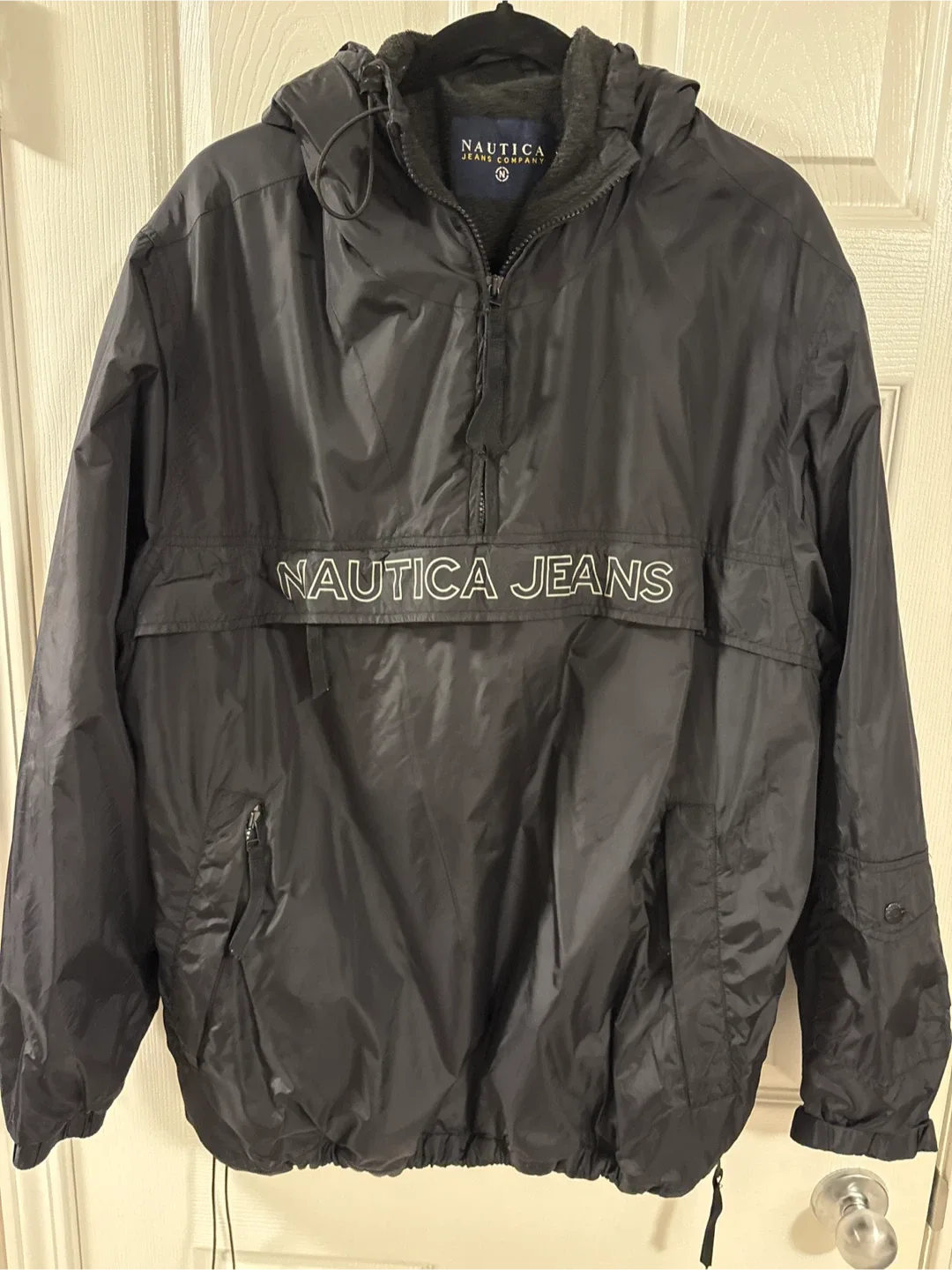 Nautica Jeans Black Pullover Jacket image indicator(3)