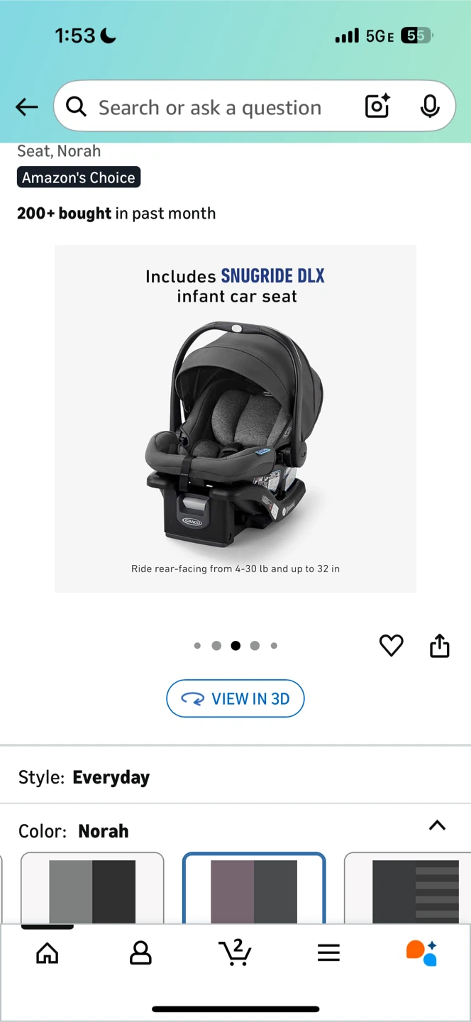 Graco Modes Nest Infant Car Seat