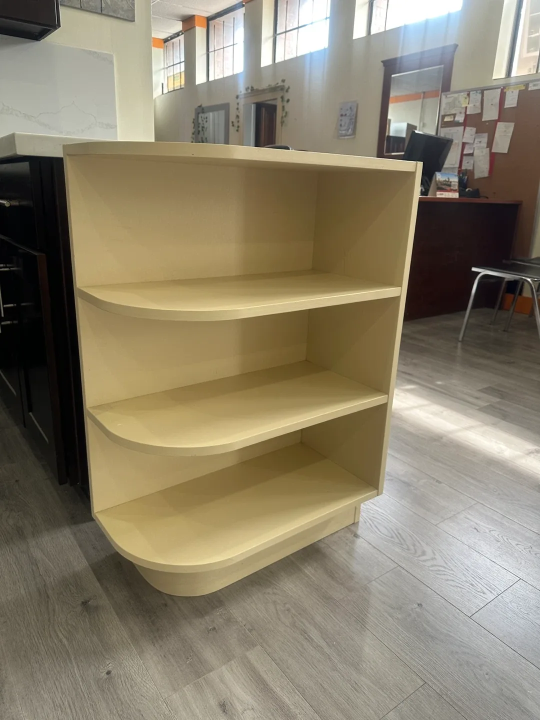 Beige Wooden Shelf Unit image indicator(2)