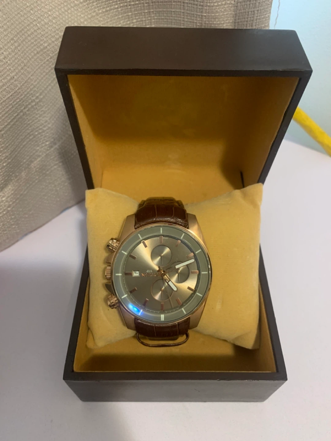 Citizen Brown Leather Watch with Box - photo 2