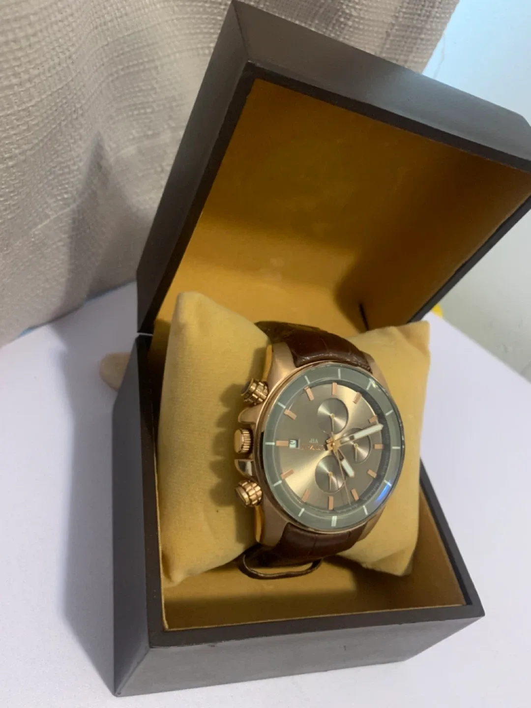 Citizen Brown Leather Watch with Box thumbnail