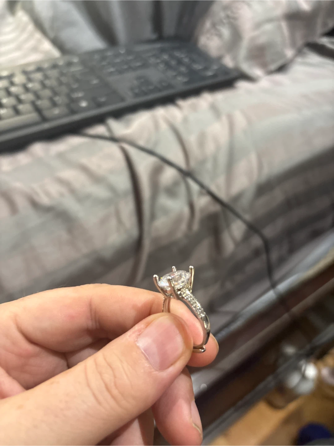 Engagement Ring size 7. The band expands - photo 2