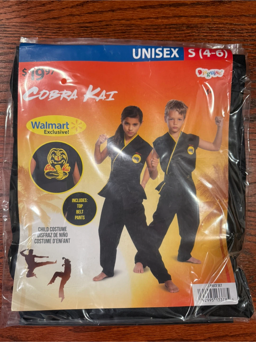 New Cobra Kai Costume - Size S (4-6)