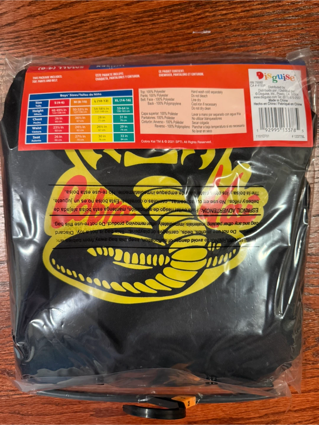 New Cobra Kai Costume - Size S (4-6) - photo 2