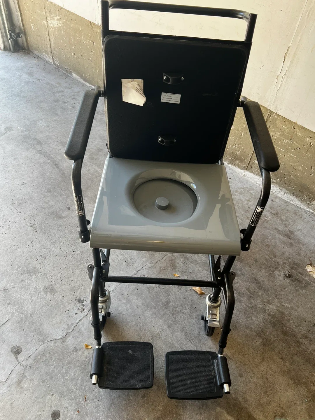 Commode Chair - Grey and Black image indicator(2)