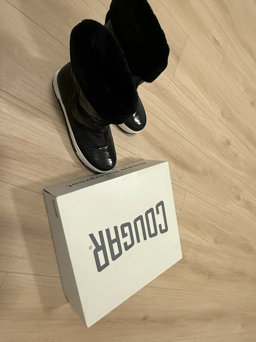 Cougar Black Waterproof Winter Boots image indicator(3)