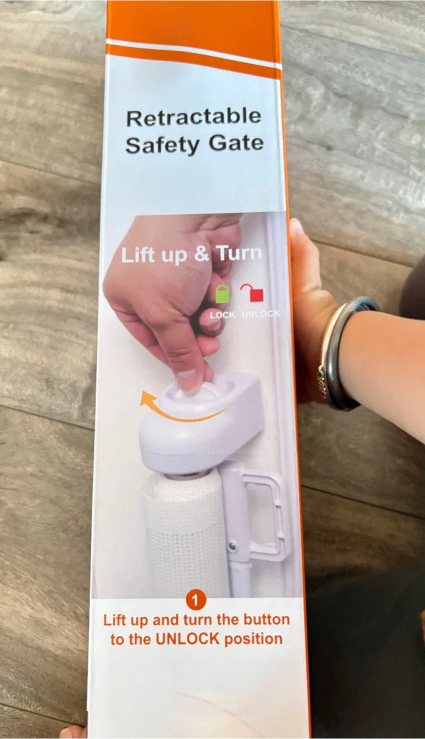 Retractable Safety Gate for baby - Model SH20.006D image indicator(2)