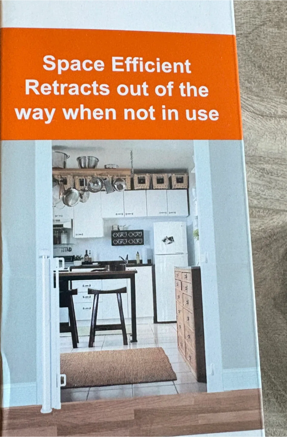 Retractable Safety Gate for baby - Model SH20.006D image indicator(3)