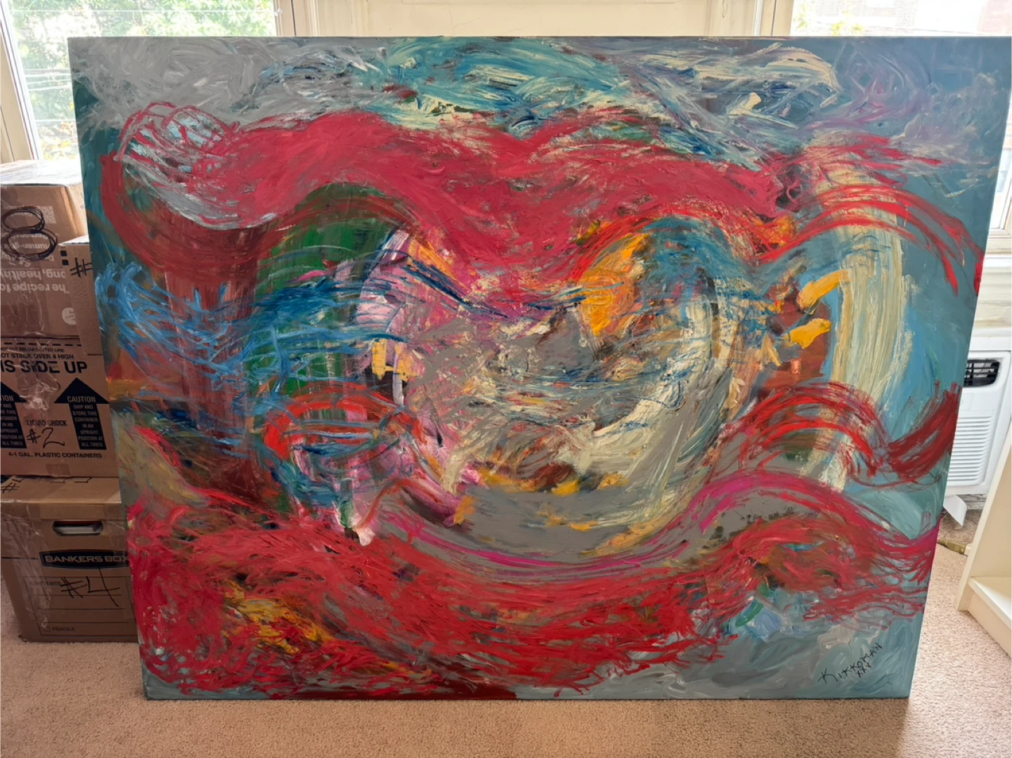 MUST GO TODAY: Original “Kikkomano” Abstract Painting - photo 3