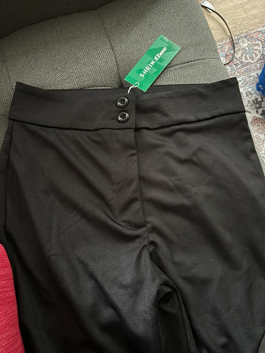 SHEIN EZwear Black Pants - Size Large thumbnail