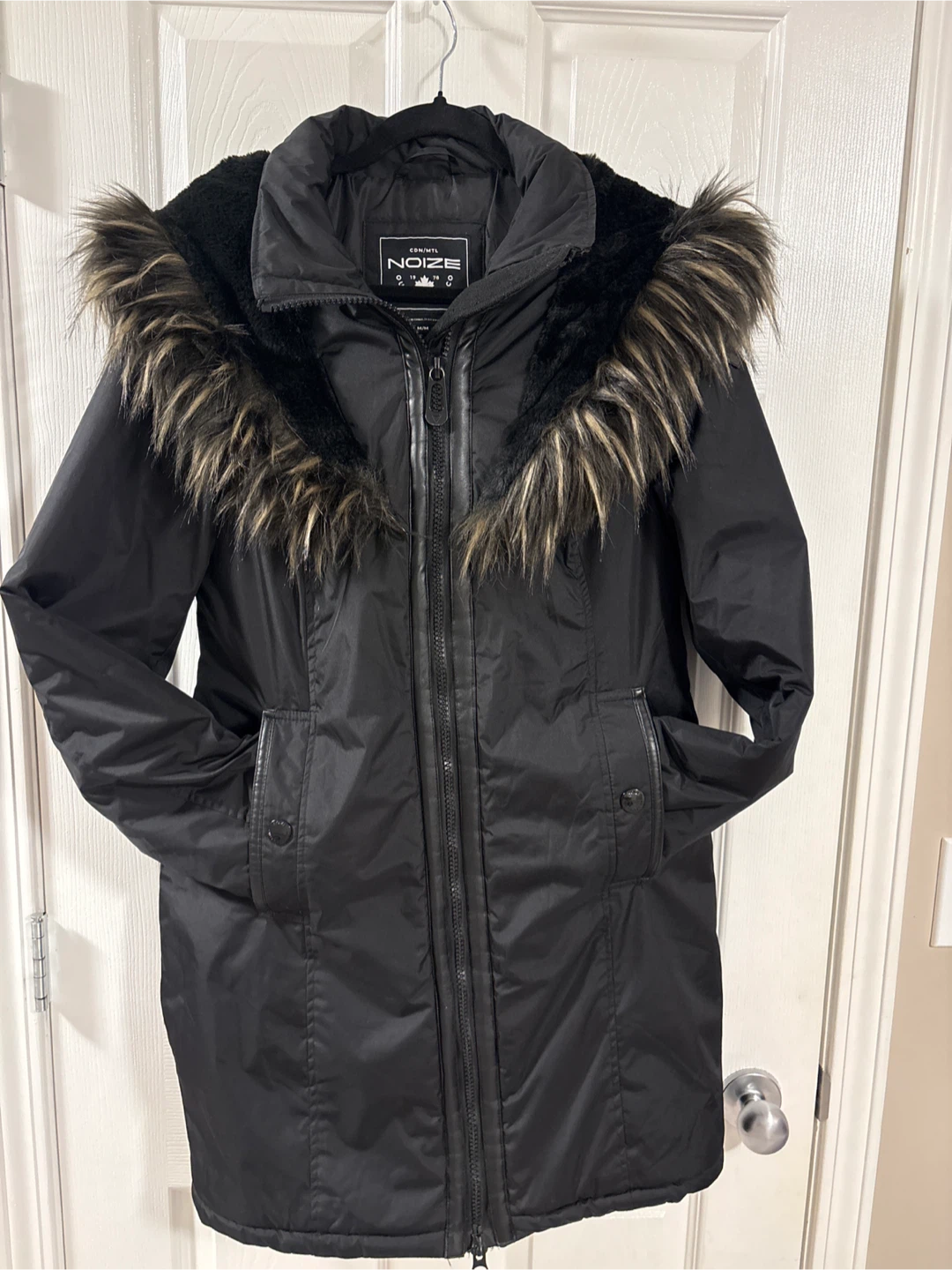 Noize Black Winter Coat - Size M/M - photo 2