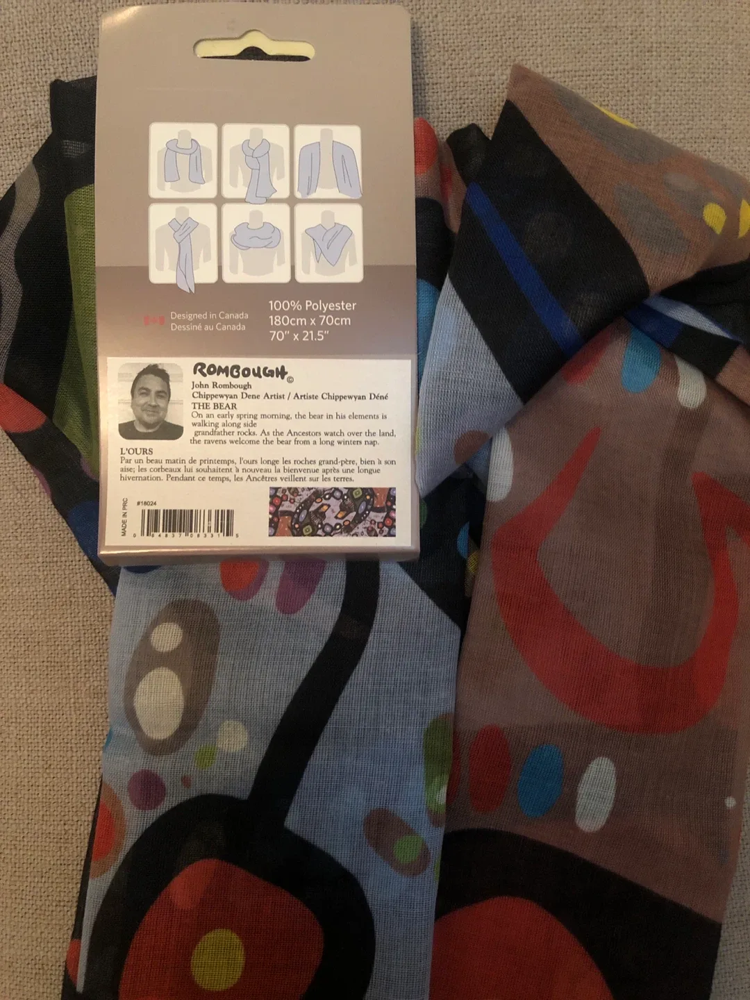 Rombough Scarf - Canadian Designed image indicator(2)