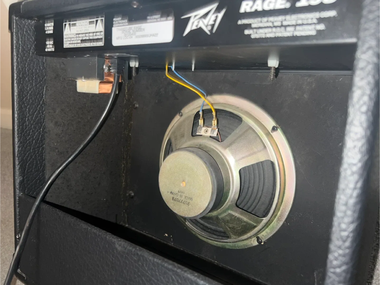 Peavey Rage 158 Transtube Guitar Amplifier image indicator(4)