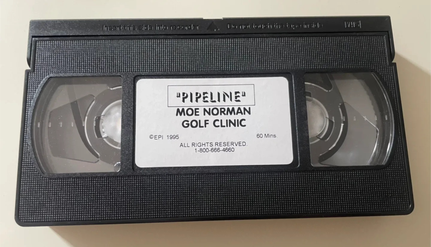 Pipeline Moe Norman Golf Clinic VHS image indicator(3)