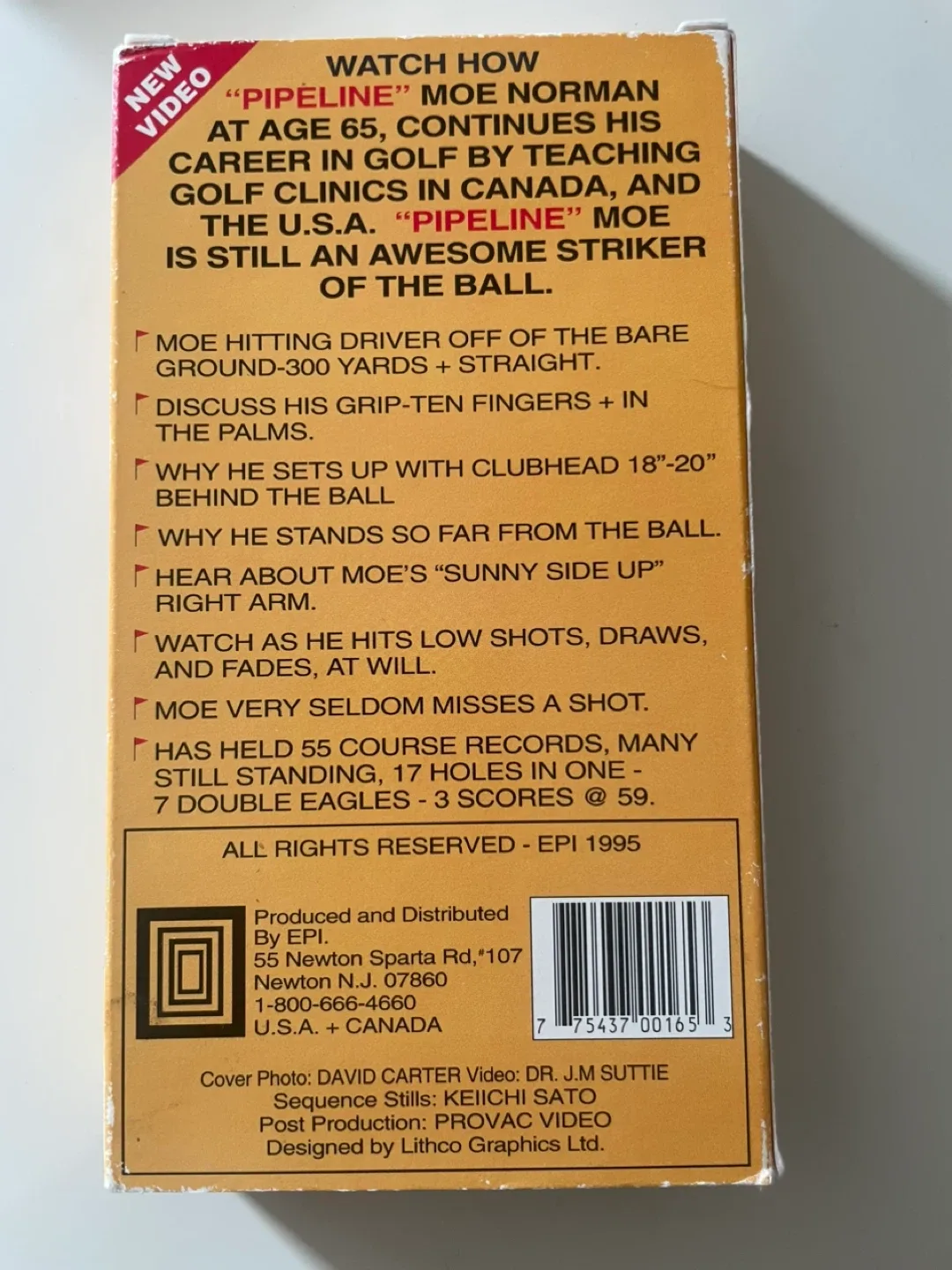 Pipeline Moe Norman Golf Clinic VHS image indicator(2)