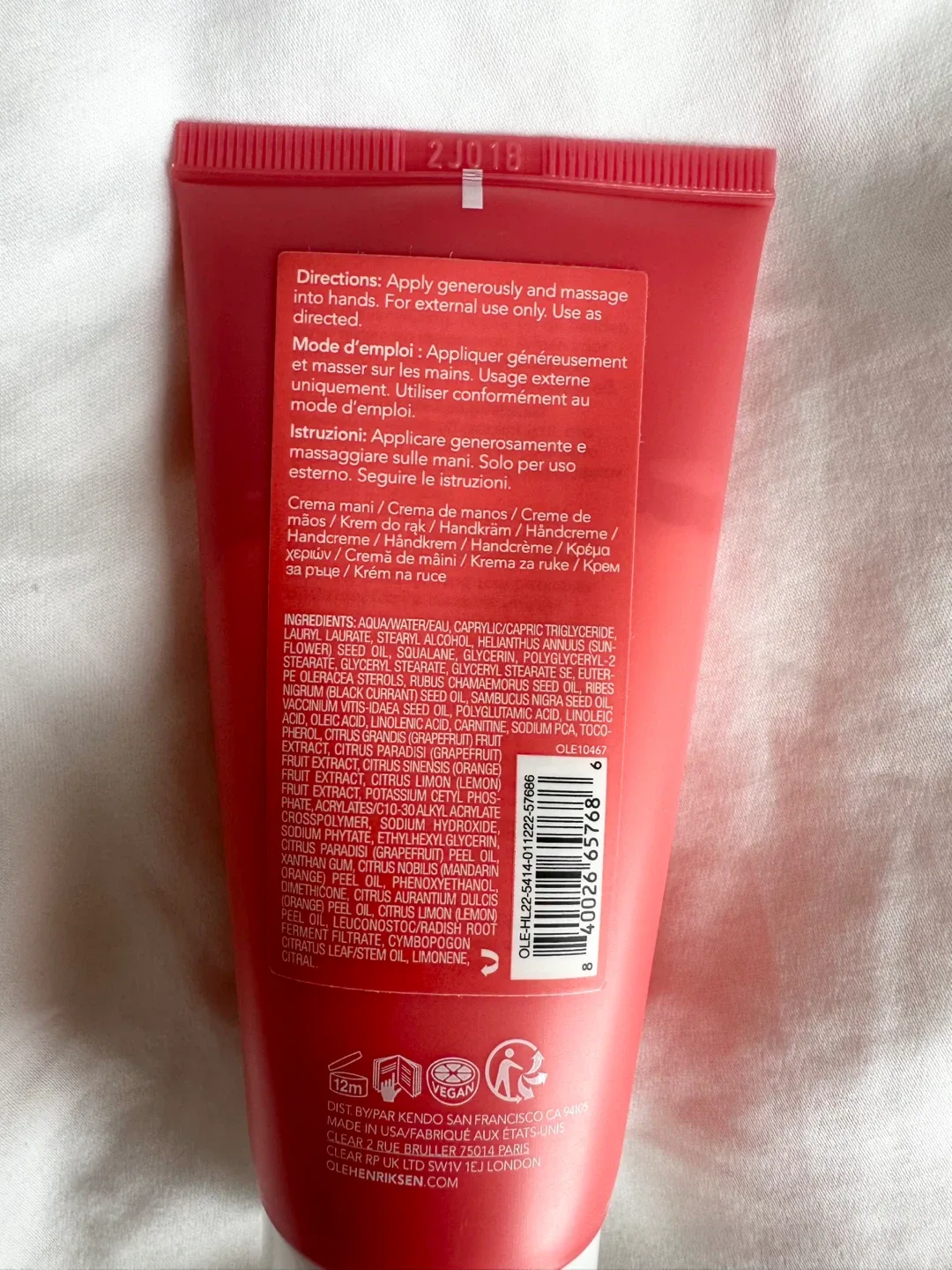 New Ole Henriksen Stay in Touch Restorative Hand Creme (75ml) image indicator(4)