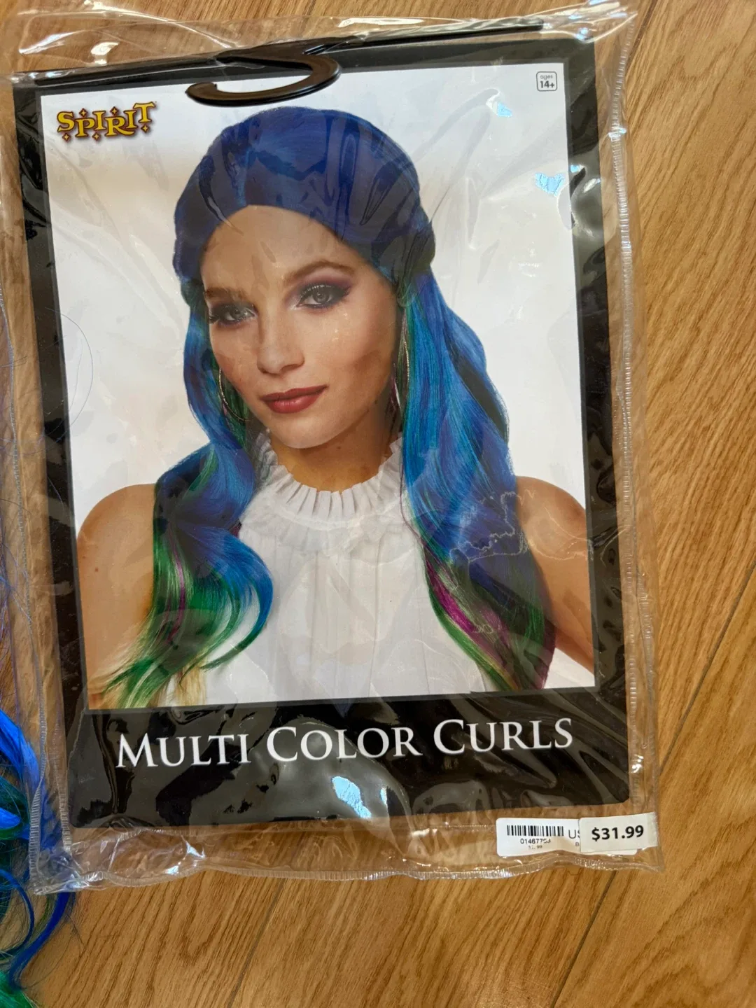 Multi Color Halloween Curls Wig - New in Package image indicator(2)