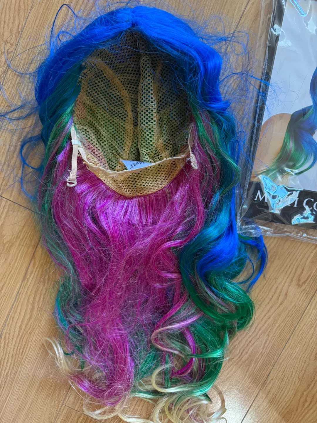 Multi Color Halloween Curls Wig - New in Package image indicator(3)
