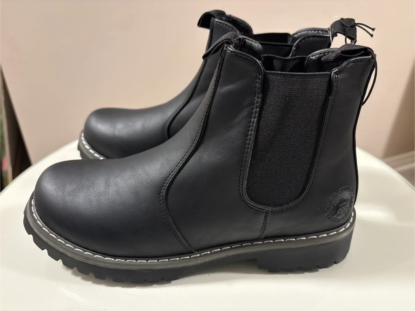 New Black Chelsea Boots - Size 9 image indicator(5)