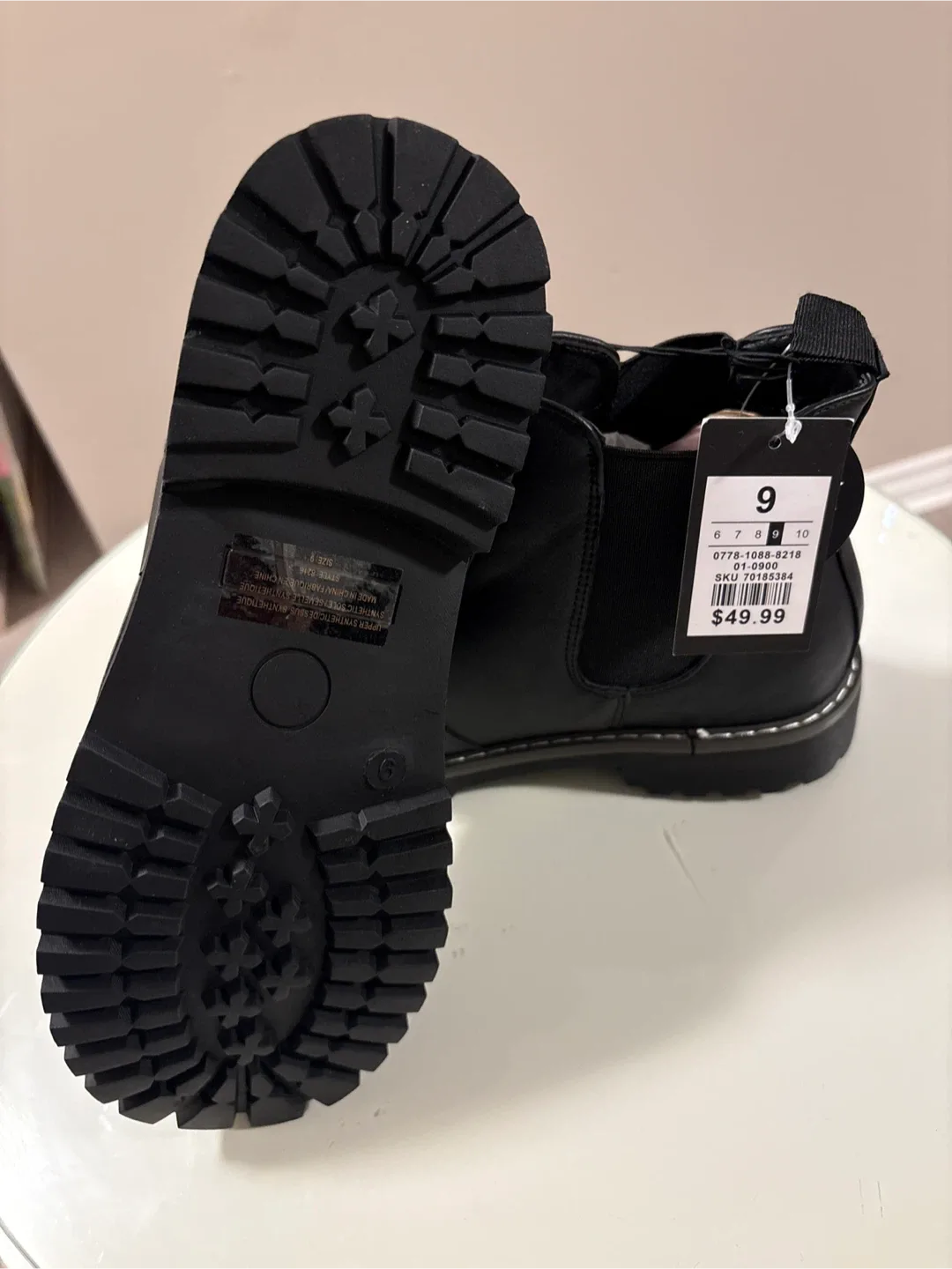 New Black Chelsea Boots - Size 9 image indicator(7)