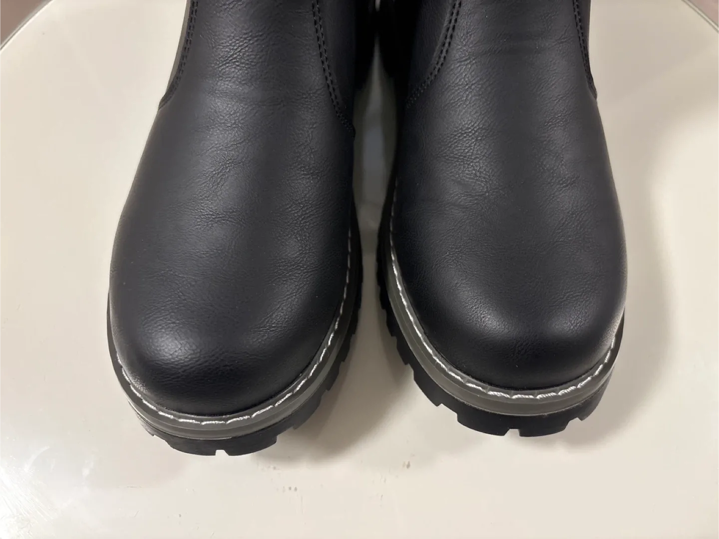 New Black Chelsea Boots - Size 9 image indicator(10)