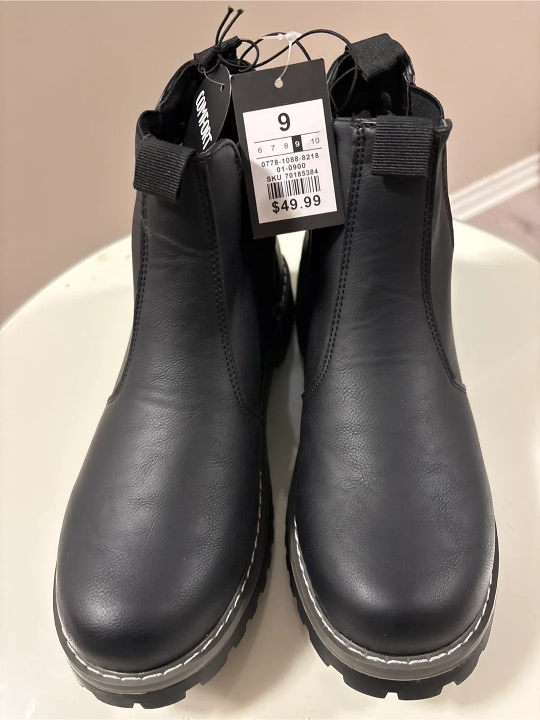 New Black Chelsea Boots - Size 9 image indicator(9)