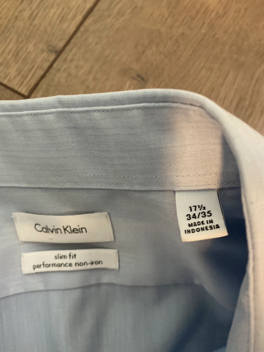 Calvin Klein Slim Fit Dress Shirt 17 1/2 34/35 - photo 2
