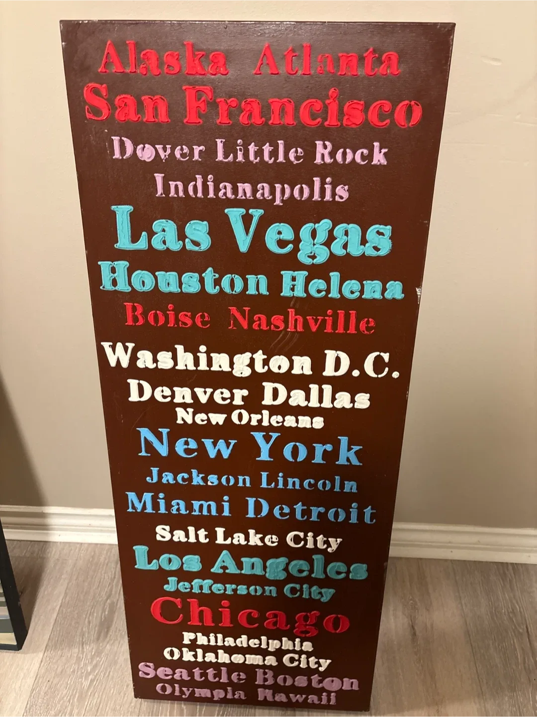 Cities Sign - Alaska, Atlanta, San Francisco image indicator(2)