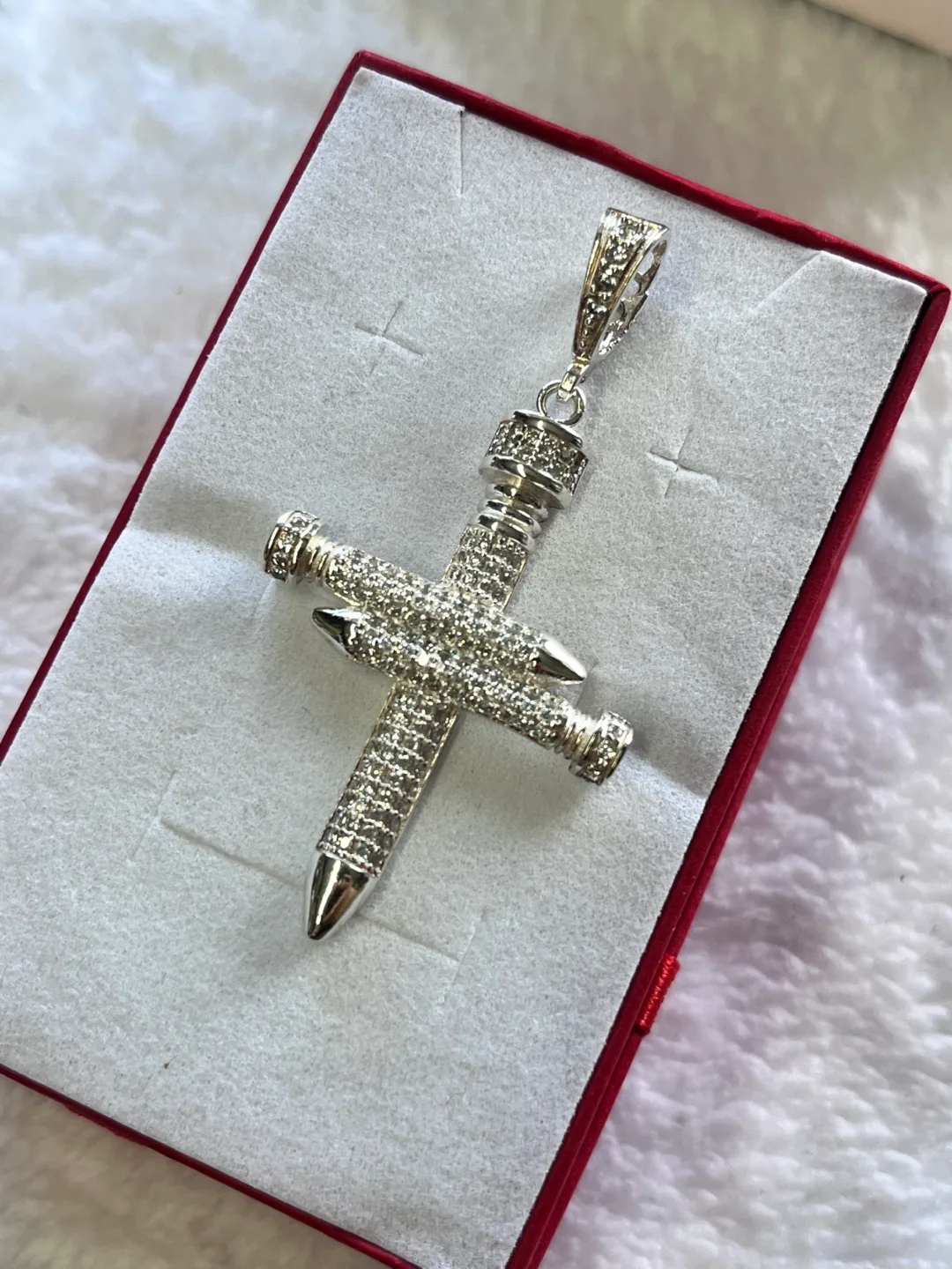 JLG La Guerrerense Silver 9.25 Cross Pendant thumbnail