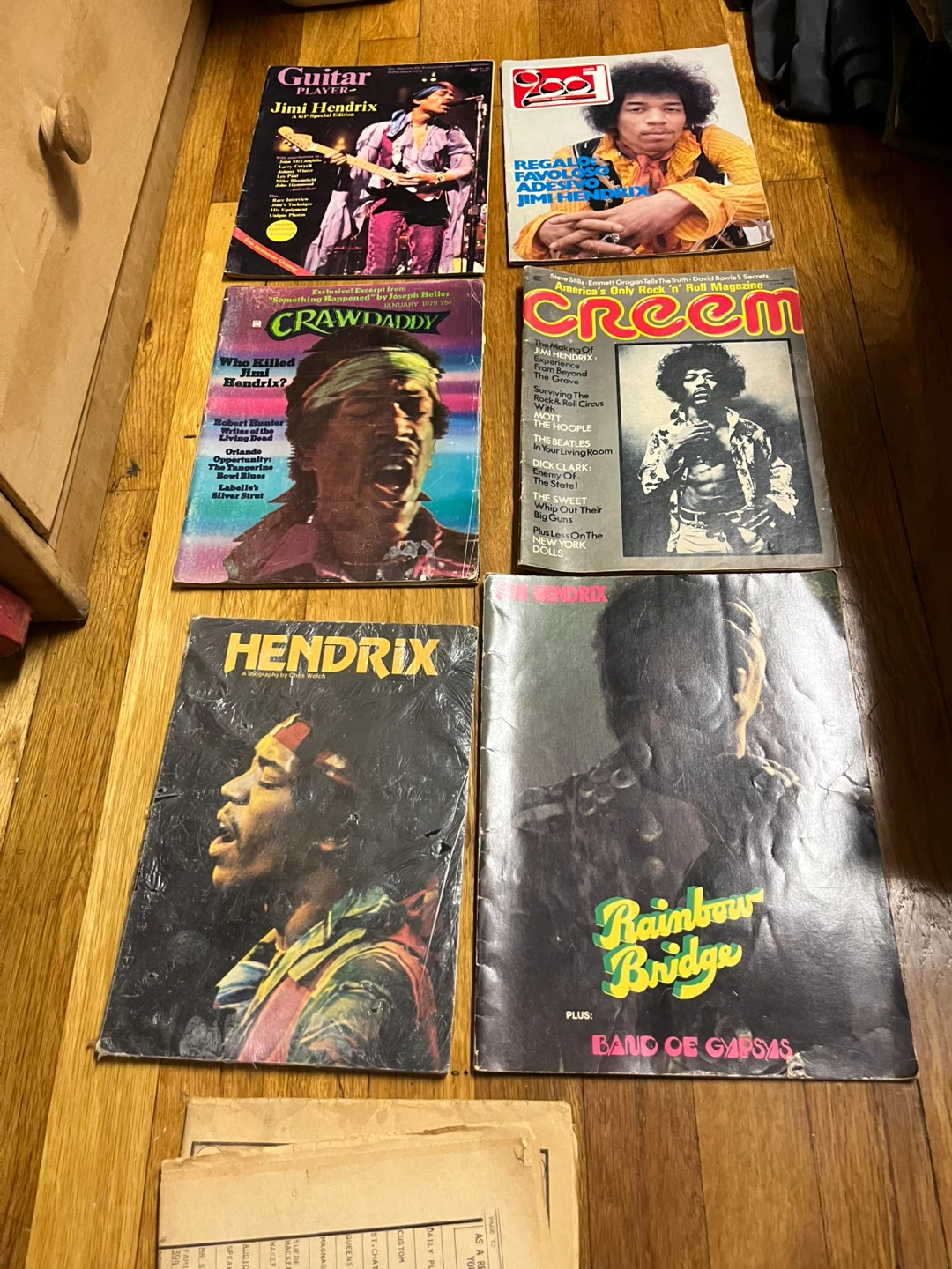jimi. Hendrix.  Magazine.  From.  1975