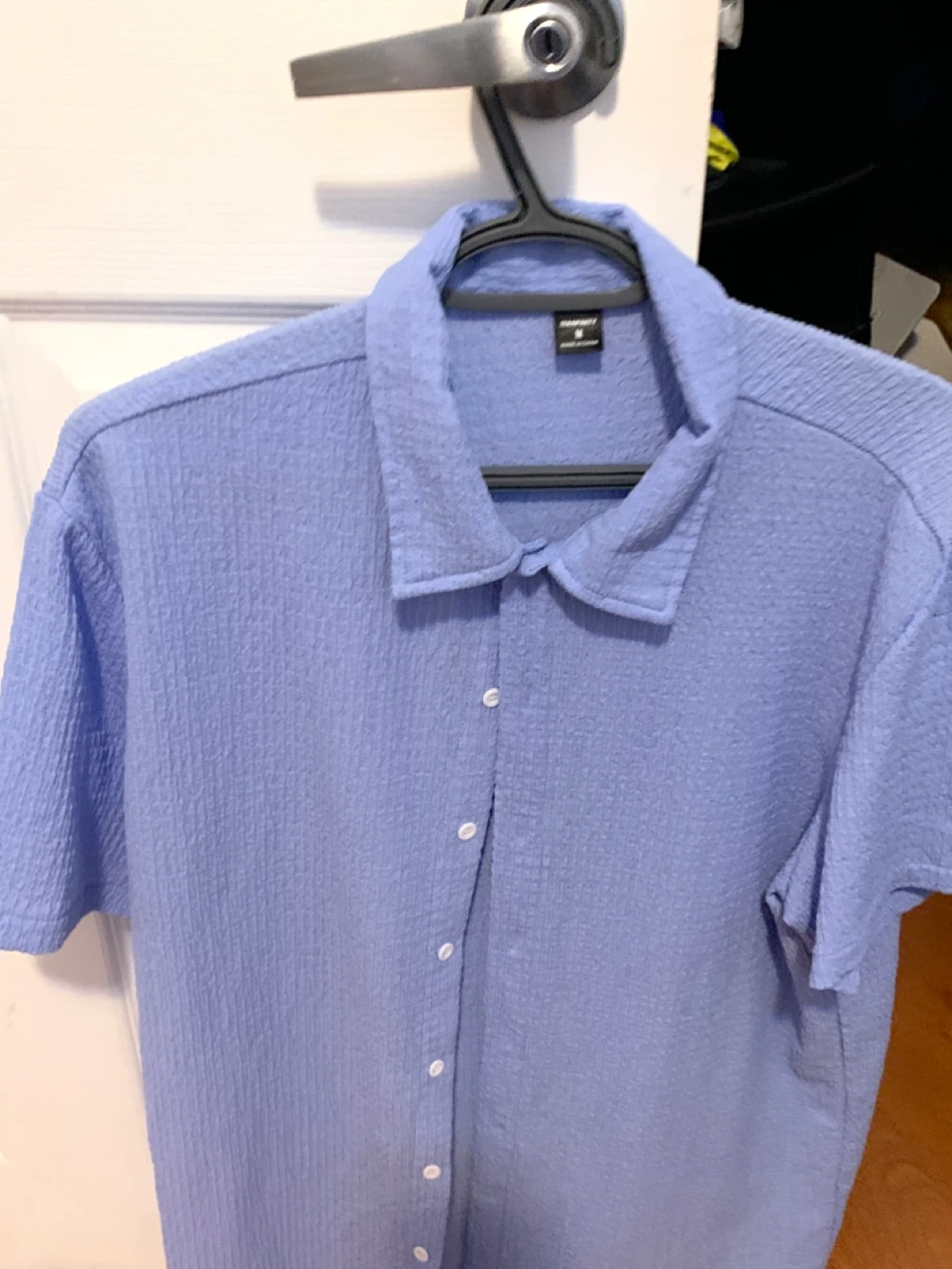 SHEIN Blue Button-Up Shirt - photo 3