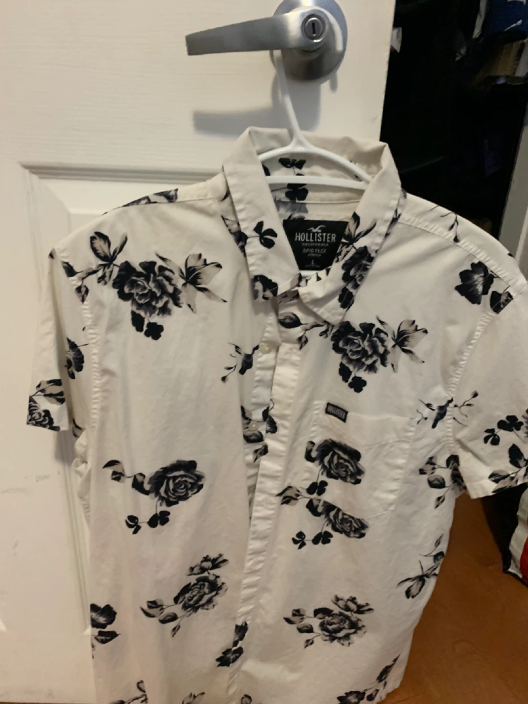 Hollister Floral Button-Up Shirt