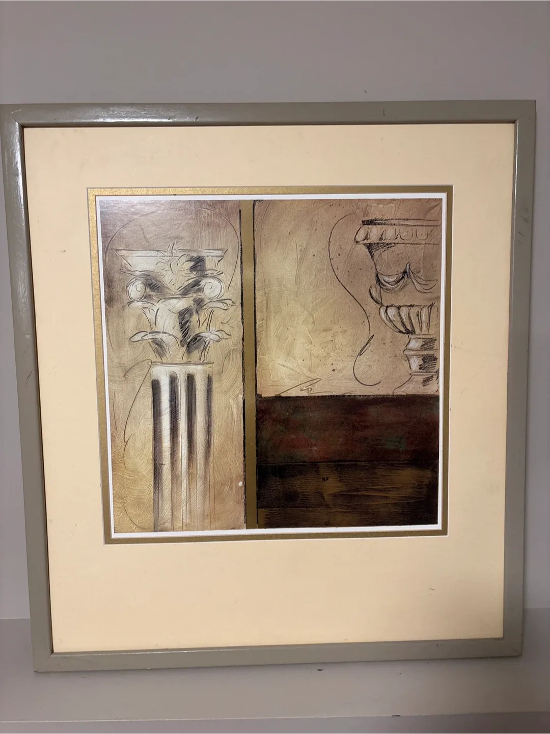 Framed Wall Art - Column & Vase Design image indicator(4)