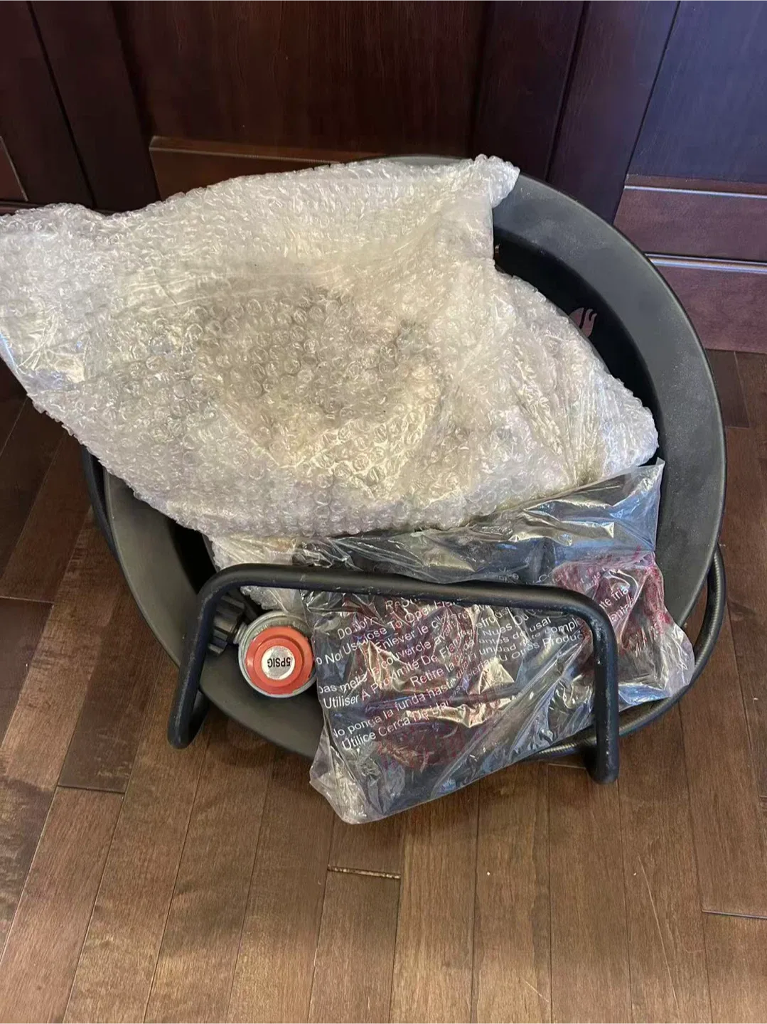 New PORTABLE PROPANE GAS FIRE BOWL FIRE PIT with Fire Rock image indicator(3)