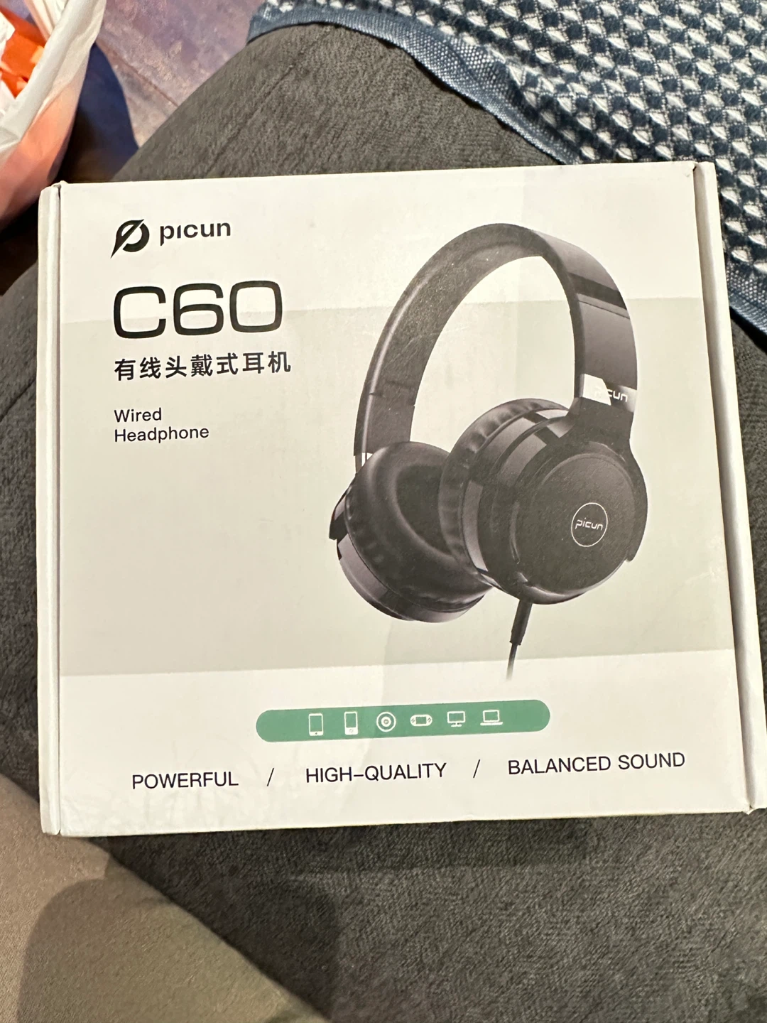 Picun C60 Wired Headphones - New! - photo 2