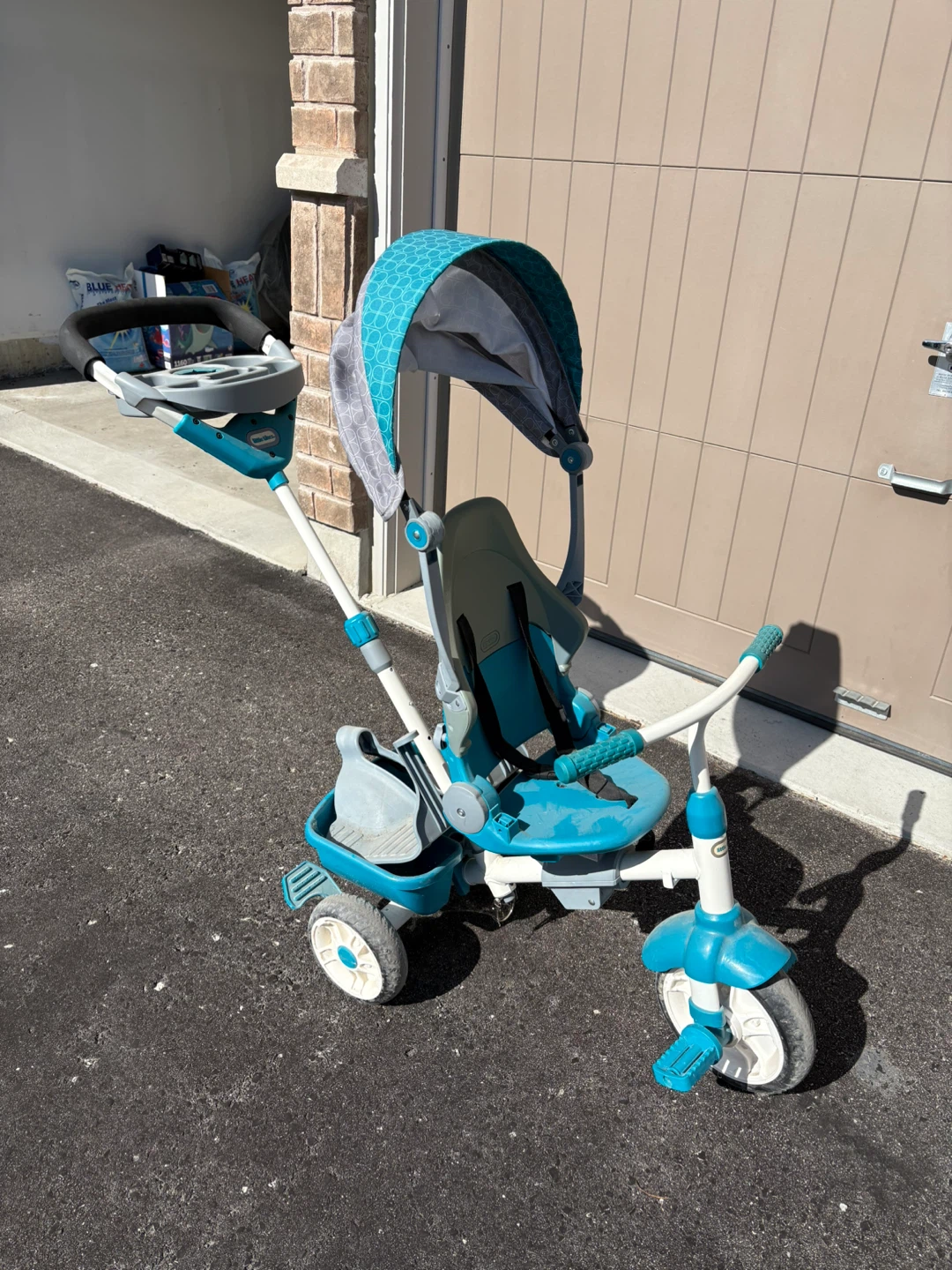 Little Tikes 4-in-1 Trike - Blue/Grey